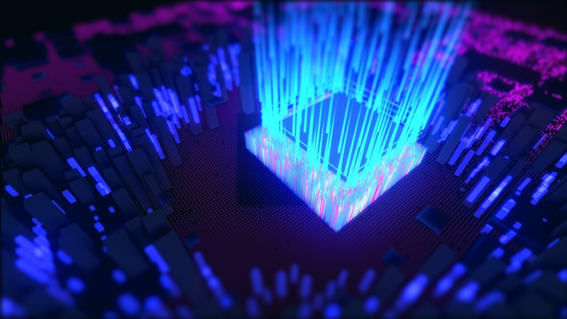 Estudiantes trabajando en escenarios de IA